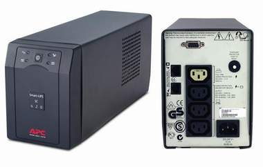 UPS APC SC620I, 620VA/390W, line-interactive, 4 x C13